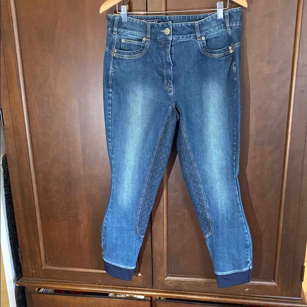 Ariat Equestrian Full Seat Denim Breeches, 34R